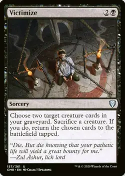 X 1 Victimize NM-M Commander Legends 157 MTG Magic The Gathering - Image 1