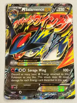 Pokemon Mega Salamence EX Promo Holo XY XY171 English Lp - Image 1