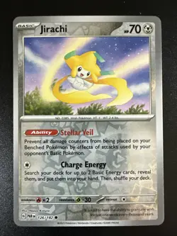 Pokemon - Paradox Rift - Jirachi - 126/182 - REVERSE HOLO - NM/M - Image 1
