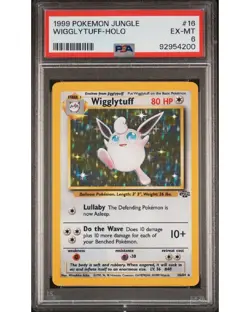 1999 Pokemon Jungle 16 Wigglytuff-Holo PSA 6 - Image 1