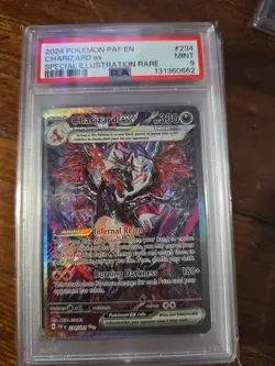 Pokemon SV Paldean Fates Charizard ex Special Illustration Rare 234/091 PSA 9 - Image 1