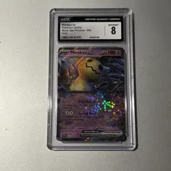 Pokemon TCG Mimikyu EX #004 Promo Scarlet & Violet CGC 8 - Image 1