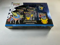 Pokemon TCG: Celebrations Deluxe Pin Collection Zacian New Sealed **Damage** - Image 4