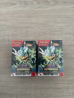 Lot of 2 Pokemon TCG Twilight Masquerade Build And Battle Box Sealed - Image 1