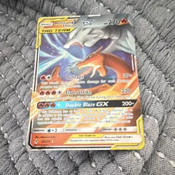 Pokemon Reshiram & Charizard GX TAG TEAM Holo 20/214 Sm-Unbroken Bonds - Image 3
