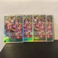 Tashigi EB03-018 SR ONE PIECE Heroines Edition ONE PIECE Card ENG x4 playset - Image 1