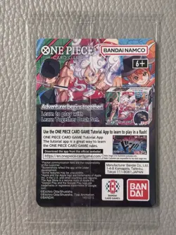 One Piece Monkey D. Luffy US Voyage College Basketball Promo Card- Sealed / Mint - Image 2