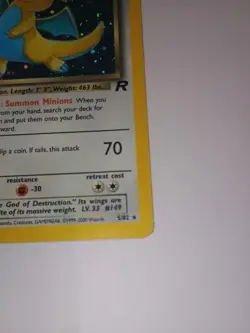 Pokemon Dark Dragonite Holo Rare TCG Card 5/82 - Image 3