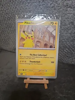 Brand New Sealed - Pokemon TCG Pikachu At The Museum Promo Card - Image 1