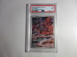 PSA 9 Groudon Illustration Rare Paradox Rift Pokemon Card - Image 1