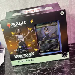 MTG Duskmourn – Miracle Worker Commander Deck Precon Magic DSC Free Ship B4 - Image 2