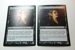 MTG Duress x2-Foil -Premium Deck Series: Graveborn-Lightly Played - Image 1