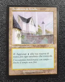 MTG *ITALIAN* Tolarian Academy {Urza's Saga} Accademia di Tolaria ~ GORGEOUS! - Image 1