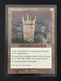 1x MTG Grim Monolith - Urza's Legacy (ULG) #126 - Magic the Gathering - Image 1