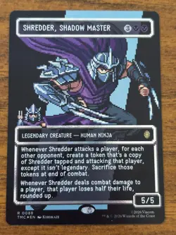 Shredder, Shadow Master - Teenage Mutant Ninja Turtles - MTG - FOIL - 0088 - Image 1