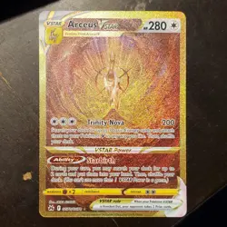 Pokemon Arceus VSTAR Secret Rare GG70/GG70 Crown Zenith Galarian Gallery Holo - Image 1
