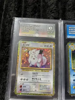 Pokemon TCG Classic Collection slab bundle x3 mewtwo wartortle clefairy 10 - Image 2