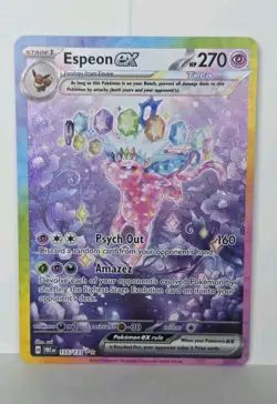 Espeon EX Tera 155/131 Special Illustration Rare Pokemon - Prismatic Evolutions - Image 1