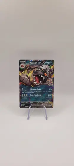 Pokemon TCG: Arven's Mabosstiff ex 139/182 Double Rare Card NM - Image 1