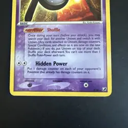 LP Unown P/28 Holographic LP Condition - Pokemon EX Unseen Forces - Image 3