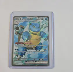 Pokemon TCG Blastoise EX 184/165 Scarlet and Violet 151 Ultra Rare Full Art - Image 1