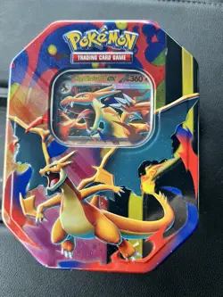 Pokemon TCG Mega Charizard Y EX Tin W/ Charizard Promo Factory Sealed SHIPS FAST - Image 1