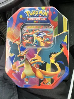 Pokemon TCG Mega Charizard Y EX Tin W/ Charizard Promo Factory Sealed SHIPS FAST - Image 5