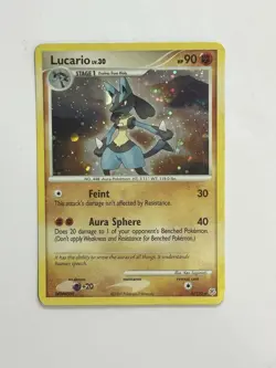 Pokemon Lucario 6/130 Holo Rare – 2007 Diamond & Pearl Base Set. Near Mint NM- - Image 1