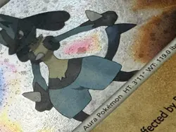 Pokemon Lucario 6/130 Holo Rare – 2007 Diamond & Pearl Base Set. Near Mint NM- - Image 2