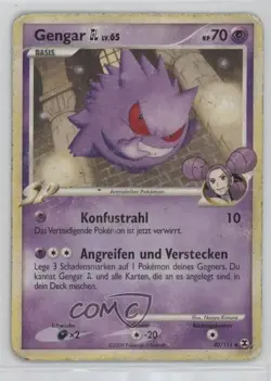 Gengar German Pokemon Platinum Rising Rivals #40 2009 - Image 1