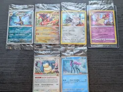 FRENCH Pokemon Lot 6 Promo EBGames GameStop Stamp SEALED Umbreon Snorlax Suicune - Image 1