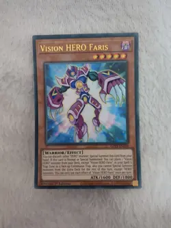 Yugioh Vision HERO Faris GFP2-EN059 Ultra Rare 1st Edition - Image 1