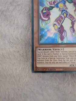 Yugioh Vision HERO Faris GFP2-EN059 Ultra Rare 1st Edition - Image 4