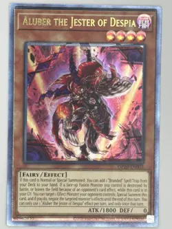 Aluber The Jester Of Despia - NM - Ultimate Rare - OP20-EN003 - Misprint - Image 2