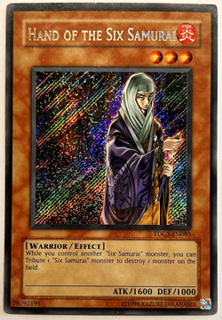 Hand of the Six Samurai TDGS-EN085 The Duelist Genesis Unlimited Secret Rare - Image 1