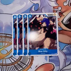 OP10-054 Blue Gilly (C) Royal Blood One Piece CCG x4 Playset - Image 1