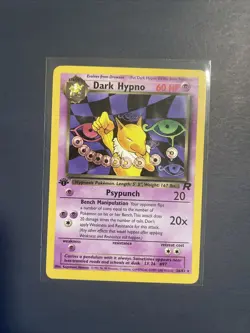 1st Edition Dark Hypno 26/82 Team Rocket WoTC Pokemon Card Rare Near Mint - Image 1