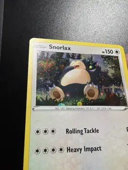 Snorlax W/Swirl Pokemon Sword+Shield NM Cosmos Holo #140 2020 Trading Card - Image 5