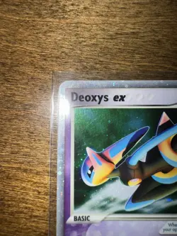 Pokemon Deoxys EX Speed Forme 93/106 Emerald Holo LP Card - Image 3