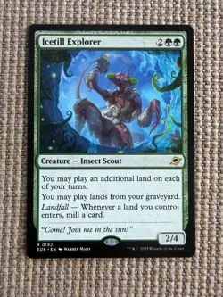 MTG Edge of Eternities Icetill Explorer Rare + Archenemy's Charm Rare Cards Set - Image 1