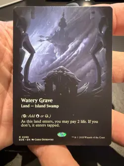 Watery Grave (Borderless) Edge of Eternities Regular PURPLE ERROR 286 NM - Image 1