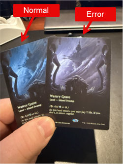 Watery Grave (Borderless) Edge of Eternities Regular PURPLE ERROR 286 NM - Image 2