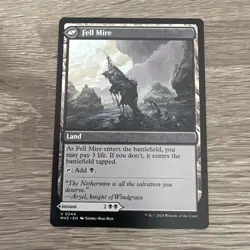 MTG Fell the Profane / Fell Mire - NM - Modern Horizons 3 - Image 2