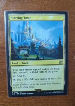 1x Starting Town NM Unplayed FIN Magic MTG Standard EDH x1 - Image 1