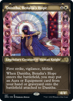 1x Danitha, Benalia's Hope - Showcase NM-Mint, English Dominaria United MTG Magi - Image 1