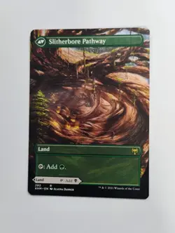 Darkbore Pathway / Slitherbore Pathway (Borderless) - Kaldheim (#292) - MtG - Image 2