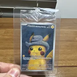 Pokemon Pikachu with Grey Felt Hat Promo Card 085 Sv: Scarlet & Violet Regular - Image 1