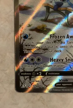 GLACEON V 175/203 Alt Art - Pokemon Sword & Shield Evolving Skies - TCG NM - Image 5