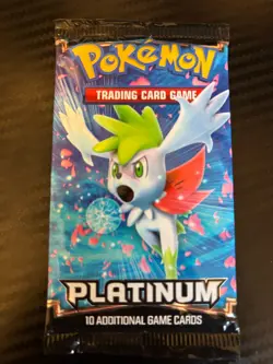 Pokemon Platinum base set Sealed Booster Pack Shaymin Art - Image 1