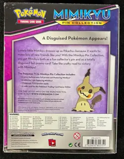 POKEMON 2017 SUN MOON MIMIKYU Pin Collection Box with XY Booster - Image 4